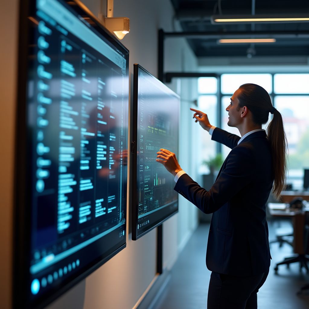 L'équipe de Maisons Intelligentes Bruxelles dans son bureau principal